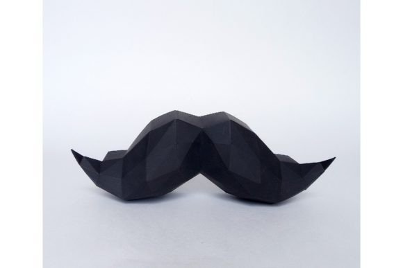 3D Papercraft Mustache Box