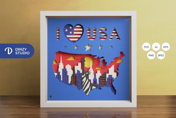4th of July 3D Shadow Box: A Creative Way to Celebrate American Spirit