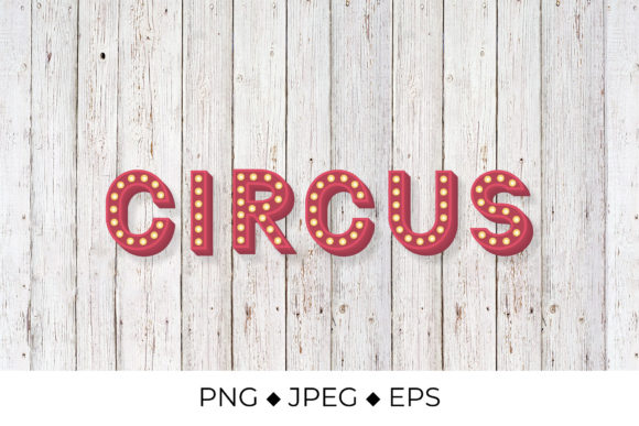 Circus 3d Lettering: Creative Design for Every Project