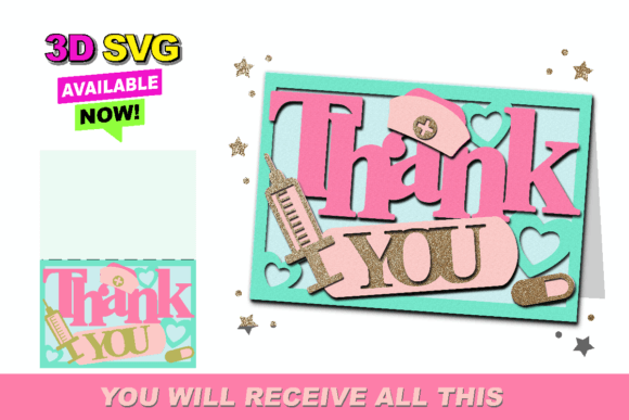 Crafting Gratitude: The Ultimate Guide to 3D SVG Nurse Thank You Cards