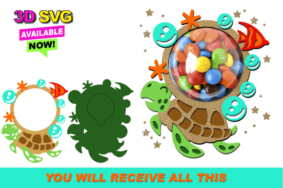 Crafting the Perfect Treat: Your Guide to the Turtle Candy Holder 3D SVG
