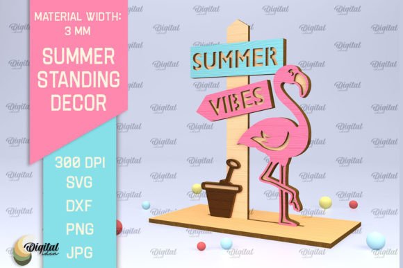 Elevating Seasonal Design: The Strategic Value of Digital 3D Summer Standing Decor Laser Cut Files