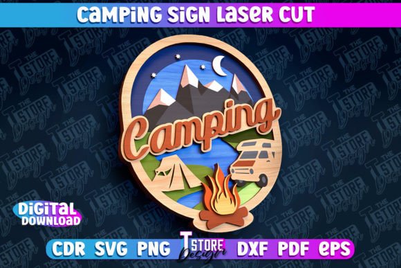 Evaluating the 3D Laser Cut Camping Sign Design for CNC Projects