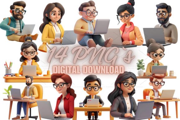 Office People 3d PNG 4S-26: A Creative Asset Guide