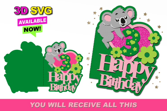 Revolutionizing Creative Workflows with the Baby Koala Card 3D SVG