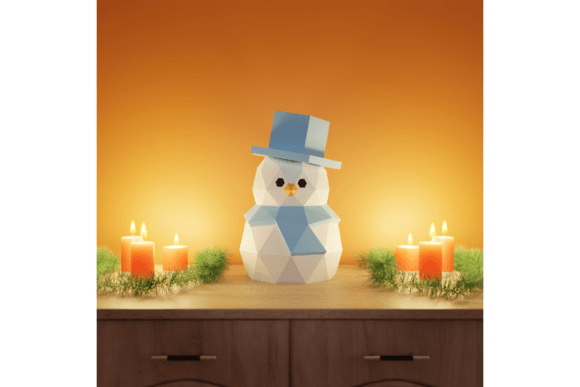 Strategic Design and Execution: The 3D Papercraft Snowman as a Dual-Purpose Asset